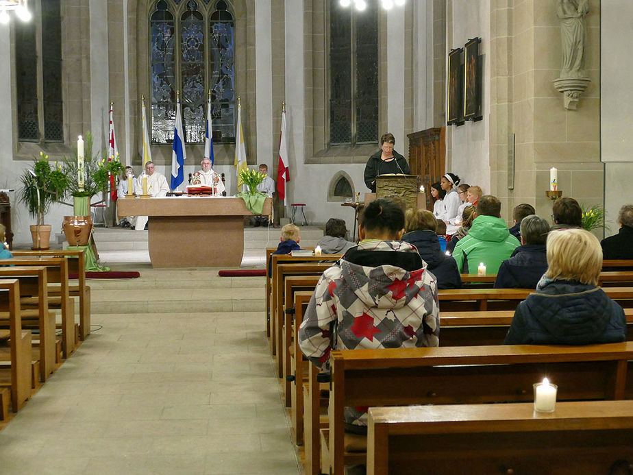 Lumen Christi - Auferstehungsmesse in St. Crescentius (Foto: Karl-Franz Thiede)